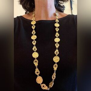 36” Gold Coin Neckace
